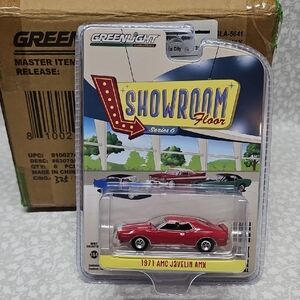 Red 1971 AMC Javelin AMX Showroom Limited Edition 1:64 Scale Die-cast Car